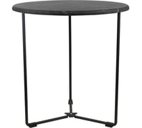 Журнальный столик круглый Callisto mobili Торос черный М019.0А59