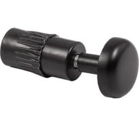 Заглушка модерн AKS трубы d16 мм, черный 62158