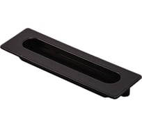 Ручка мебельная врезная металлическая AKS ENTRO 128 черный матовый 61992