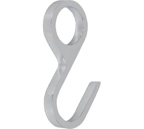 Крючок на трубу AKS d16 мм, несъемный, хром 44419