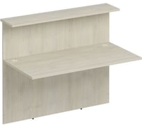 Модуль ресепшн Юнитекс Комфорт прямой без опор 140х76,8х120, дуб шамони светлый К.914хДШ