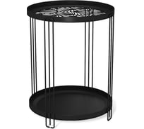 Столик журнальный Sheffilton SHT-CT82 черный муар SHT-СЖ71