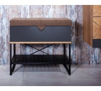 Банкетка Бриклаер ФОРЕСТ Фиджи 60 дуб золотой/антрацит 4627125414732