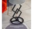 Складной прикроватный столик для ноутбука Oqqi на колесиках, 39.5x39.5x58.3 см metal-table-zk 8