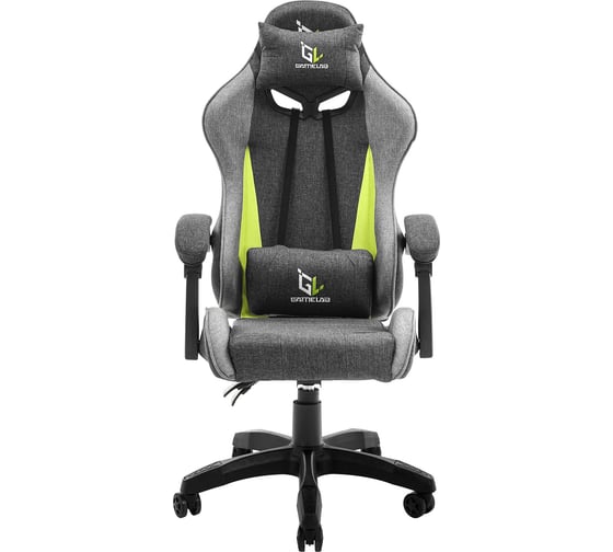 Кресло компьютерное игровое GameLab TETRA, Breeze Black-Green GL-401