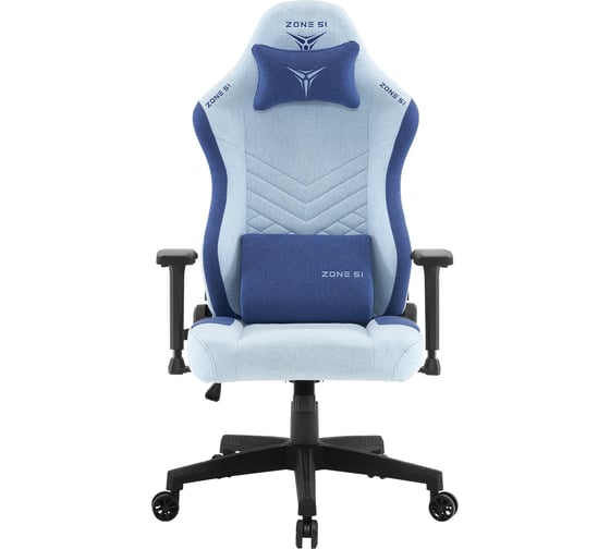 Кресло компьютерное игровое ZONE 51 BASTION Light blue Z51-BST-LB