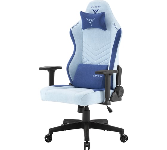 Кресло компьютерное игровое ZONE 51 BASTION Light blue Z51-BST-LB