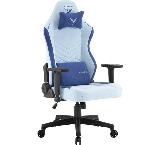 Кресло компьютерное игровое ZONE 51 BASTION Light blue Z51-BST-LB