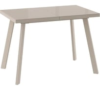 Стол МАМАДОМА Борг/140(180)х80, Капучино/Стекло 101976