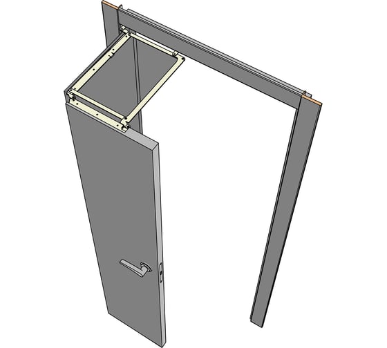 Складная система ARMADILLO COMPACT 180.50.90 L INOX левая 58181