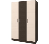 Фасад шкафа 3-х створчатого Арника Леси, венге/дуб молочный 00-00144220