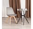 Стул TetChair TULIP SOFT (mod. 053V) 4 шт., дерево/пластик/вельвет, 49,5x54,5x84 см, Светло-серый (HLR 39)/натуральный 21125 10