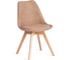 Стул TetChair TULIP SOFT (mod. 053V) 4 шт., дерево/пластик/ткань, 49,5x54,5x84 см, Бежевый (Beige) LY1701-4 21126 1