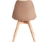 Стул TetChair TULIP SOFT (mod. 053V) 4 шт., дерево/пластик/ткань, 49,5x54,5x84 см, Бежевый (Beige) LY1701-4 21126 4