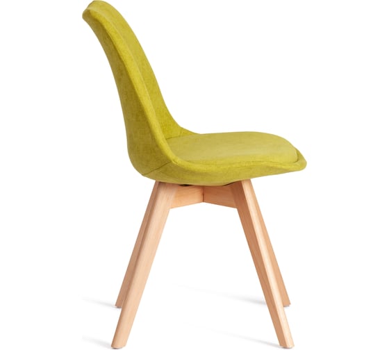 Стул TetChair TULIP SOFT (mod. 053V) 4 шт., дерево/пластик/ткань, 49,5x54,5x84 см, Светло-зеленый (Light green) LY1701-8 21128