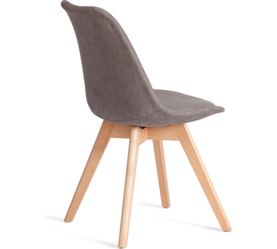 Стул TetChair TULIP SOFT (mod. 053V) 4 шт., дерево/пластик/ткань, 49,5x54,5x84 см, Серый (Grey) LY1701-26 21129