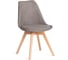 Стул TetChair TULIP SOFT (mod. 053V) 4 шт., дерево/пластик/ткань, 49,5x54,5x84 см, Серый (Grey) LY1701-26 21129 1