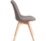 Стул TetChair TULIP SOFT (mod. 053V) 4 шт., дерево/пластик/ткань, 49,5x54,5x84 см, Серый (Grey) LY1701-26 21129 2