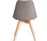 Стул TetChair TULIP SOFT (mod. 053V) 4 шт., дерево/пластик/ткань, 49,5x54,5x84 см, Серый (Grey) LY1701-26 21129 4
