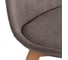 Стул TetChair TULIP SOFT (mod. 053V) 4 шт., дерево/пластик/ткань, 49,5x54,5x84 см, Серый (Grey) LY1701-26 21129 8