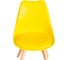 Стул TetChair TULIP (mod. 73-1) 1 шт. в упаковке, дерево/пластик/экокожа, 47,5x55x80 см, Желтый (Yellow) 21407 6
