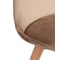 Стул TetChair TULIP SOFT (mod. 053V) 1 шт. в упаковке, дерево/пластик/вельвет, 49,5x54,5x84 см, Бежевый (HLR 12)/натуральный 21410 7