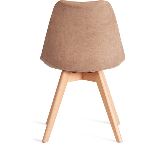 Стул TetChair TULIP SOFT (mod. 053V) 1 шт. в упаковке, дерево/пластик/ткань, 49,5x54,5x84 см, Бежевый (Beige) LY1701-4 21412