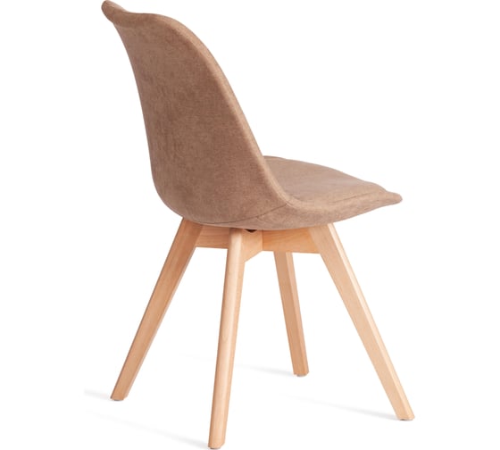 Стул TetChair TULIP SOFT (mod. 053V) 1 шт. в упаковке, дерево/пластик/ткань, 49,5x54,5x84 см, Бежевый (Beige) LY1701-4 21412