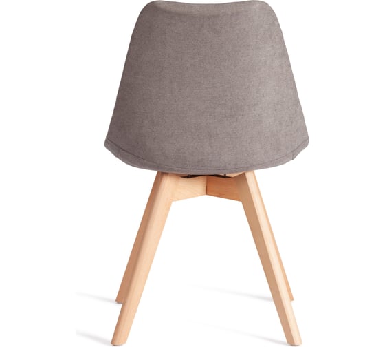 Стул TetChair TULIP SOFT (mod. 053V) 1 шт. в упаковке, дерево/пластик/ткань, 49,5x54,5x84 см, Серый (Grey) LY1701-26 21415