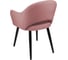 Кресло Алвест AV 301 ткань Sirius dusty rose, опора К2, черный глянец AV 301-Sdr-08 2