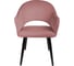 Кресло Алвест AV 301 ткань Sirius dusty rose, опора К2, черный глянец AV 301-Sdr-08 3