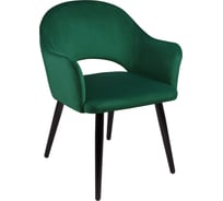 Кресло Алвест AV 301 ткань Sirius malachite, опора К2, черный глянец AV 301-Smal-08