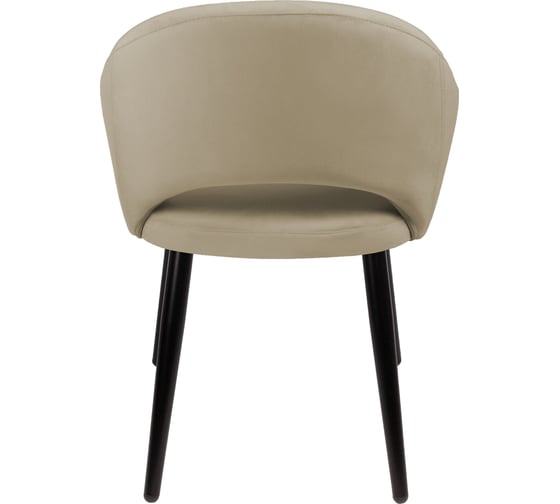 Кресло Алвест AV 301 ткань Sirius latte, опора К2, черный глянец AV 301-Sl-08