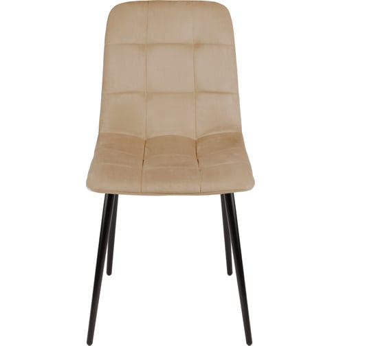 Стул Алвест AV 406-N ткань Sirius latte, опора К3 разборная, черный глянец AV 406N-Sl-08