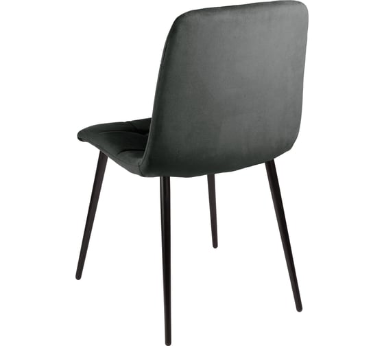Стул Алвест AV 406-N ткань Sirius black, опора К3 разборная, черный глянец AV 406N-Sbl-08