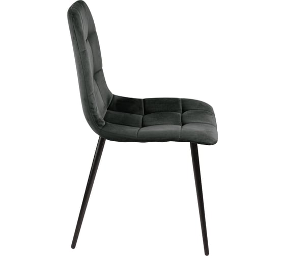 Стул Алвест AV 406-N ткань Sirius black, опора К3 разборная, черный глянец AV 406N-Sbl-08