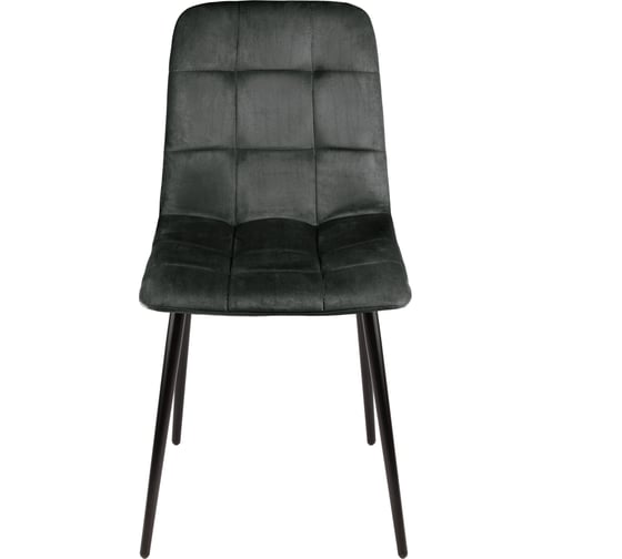Стул Алвест AV 406-N ткань Sirius black, опора К3 разборная, черный глянец AV 406N-Sbl-08