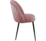 Стул Алвест AV 432 ткань Sirius dusty rose, опора К3 прямая разборная, черный глянец AV 432-Sdr-08 5