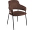 Стул Алвест AV 448 ткань Sirius chocolate, каркас черный глянец AV 448-Sch-08 2