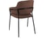 Стул Алвест AV 448 ткань Sirius chocolate, каркас черный глянец AV 448-Sch-08 3