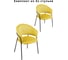 Стул Алвест AV 433 ткань Sirius lemon, каркас черный глянец AV 433-Slem-08 1