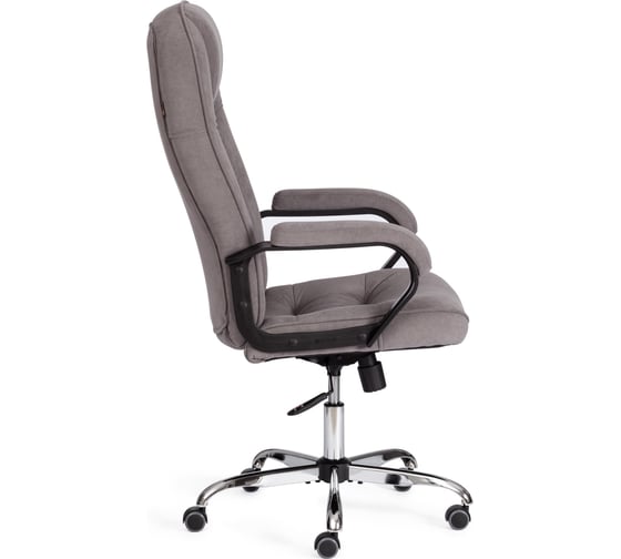 Кресло TetChair СН9944 (22) хром флок, серый, 29 21160