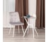 Стул TetChair CHILLY (mod. 7094-1) 4 шт., вельвет/металл, 44,5x52,5x86 см, light grey (светло-серый) HLR14 / белый 20417 2