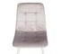 Стул TetChair CHILLY (mod. 7094-1) 4 шт., вельвет/металл, 44,5x52,5x86 см, light grey (светло-серый) HLR14 / белый 20417 7