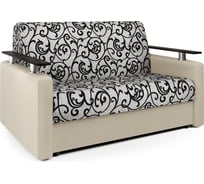 Диван-кровать Шарм 120 экокожа беж и узоры 33070336
