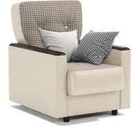 Кресло для отдыха Шарм Классика Д Корфу бежевый и экокожа, бежевый 170522351