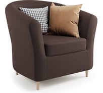 Кресло Шарм Евро Лайт шоколадная рогожка 190422005