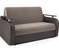 Диван аккордеон Шарм Гранд Д 120 корфу коричневый и экокожа шоколад 33070394