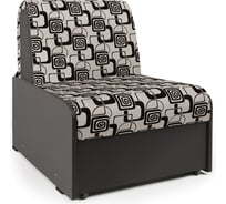 Кресло-кровать Шарм Коломбо БП 90 шенилл ромб и экокожа шоколад 170522271