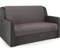 Диван-кровать Шарм Аккорд Д 120 рогожка латте и экокожа шоколад 33070052